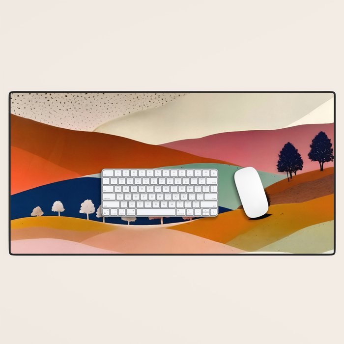Textures And Patterned Landscape Desk Mat Gallery Image 1