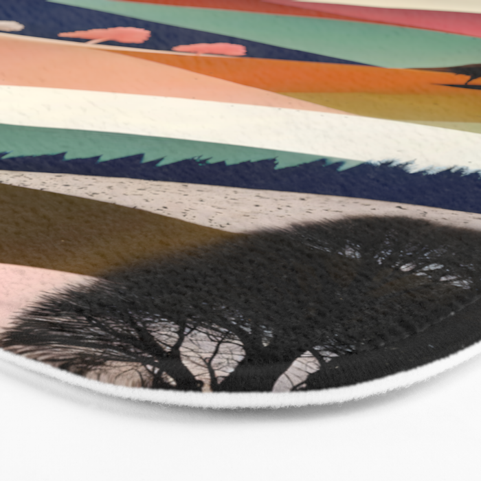 Textures And Patterned Landscape Bath Mat Gallery Image 3