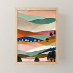 Textures And Patterned Landscape Mini Art Print Gallery Image 1