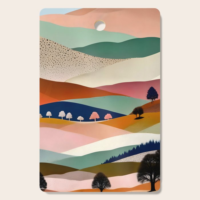 Textures And Patterned Landscape Cutting Board Gallery Image 1