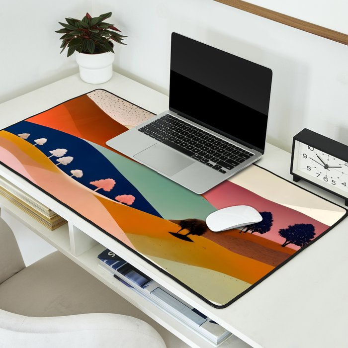 Textures And Patterned Landscape Desk Mat Gallery Image 2