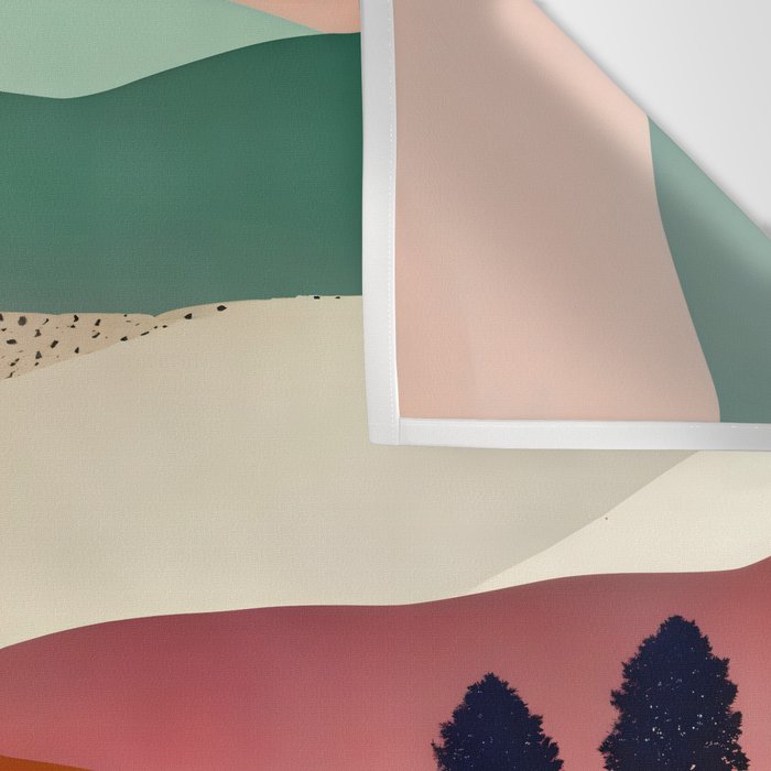 Textures And Patterned Landscape Wall Tapestry Gallery Image 3