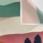 Textures And Patterned Landscape Wall Tapestry Gallery Image 3