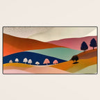 Textures And Patterned Landscape Desk Mat Gallery Image 3