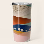 Textures And Patterned Landscape Travel Mug Gallery Image 3