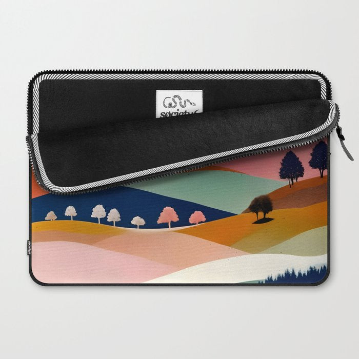 Textures And Patterned Landscape Laptop Sleeve Gallery Image 2
