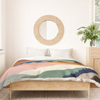 Textures And Patterned Landscape Duvet Cover Gallery Image 3