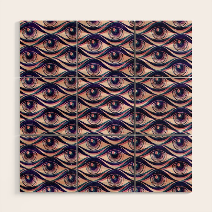 Hypnotized - vintage violet  Wood Wall Art Gallery Image 1