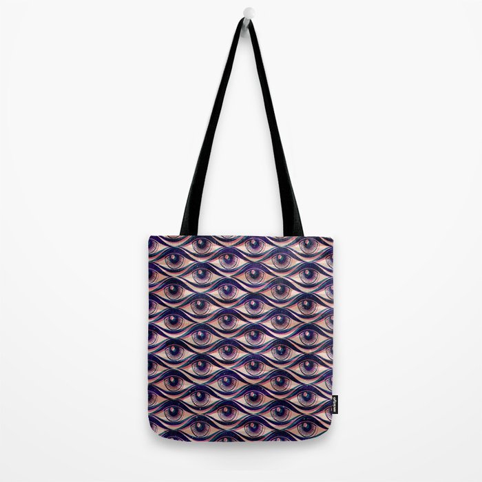 Hypnotized - vintage violet  Tote Bag Gallery Image 2