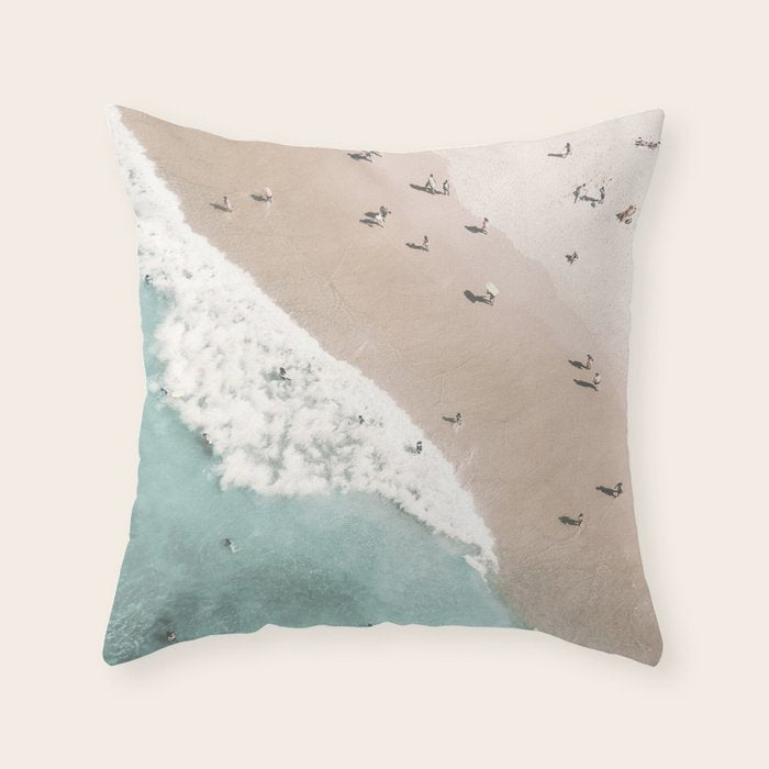 Beach Day Throw Pillow Gallery Image 1