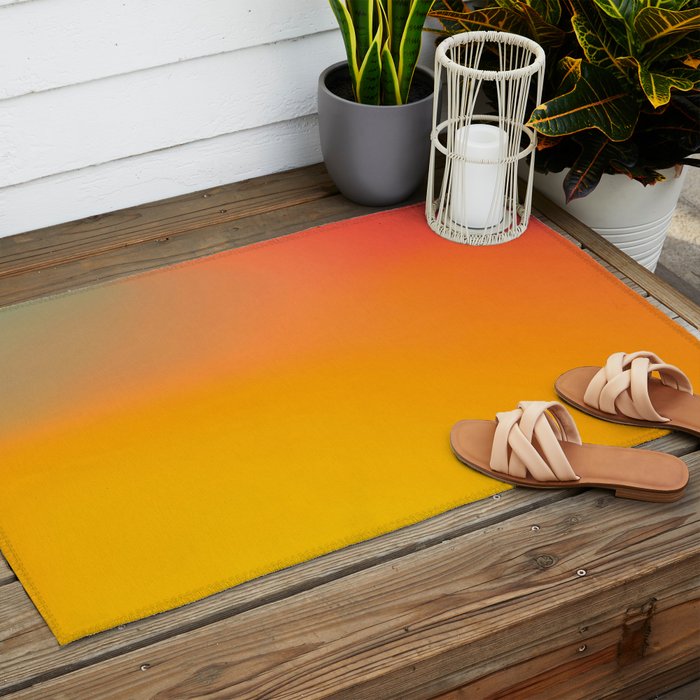 Metamorphosis 7 Sunkissed  Outdoor Rug Gallery Image 2