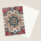 Casbah Crimson Crest Stationery Card Gallery Image 2