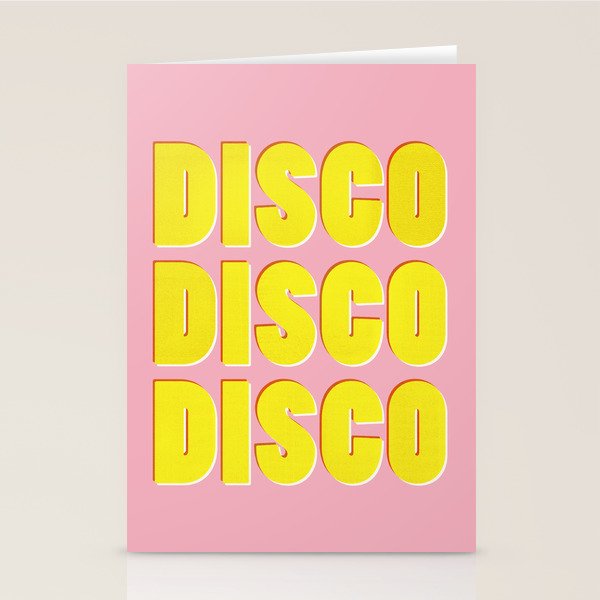 DISCO DISCO DISCO Stationery Card Gallery Image 1