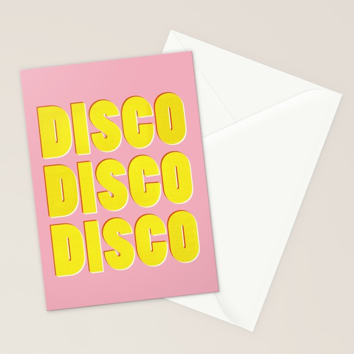 DISCO DISCO DISCO Stationery Card Gallery Image 2