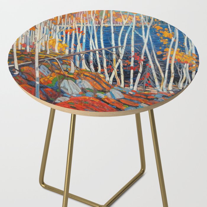 In The Northland (Group Of Seven) by Tom Thomson Canadian Landscape Art Side Table Gallery Image 2