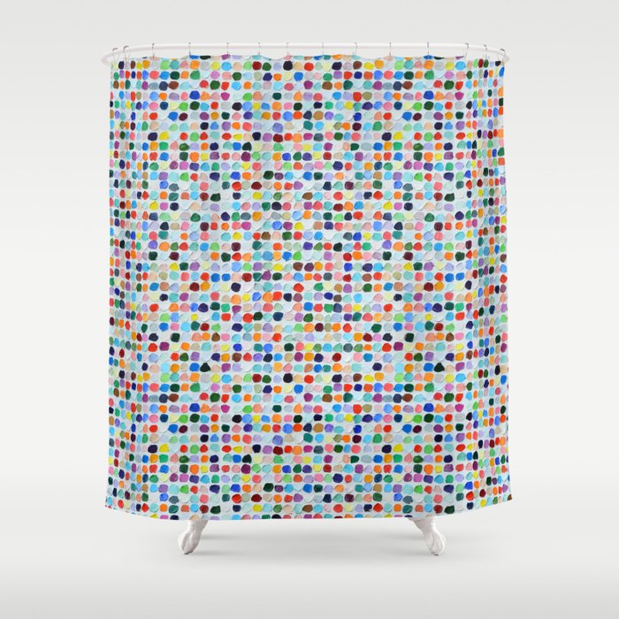 Colossal Polka Daubs Shower Curtain Gallery Image 1