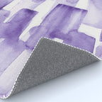 Purple Watercolour Patterns | 190129 Abstract Art Watercolour Rug Gallery Image 4
