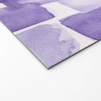 Purple Watercolour Patterns | 190129 Abstract Art Watercolour Welcome Mat Gallery Image 2