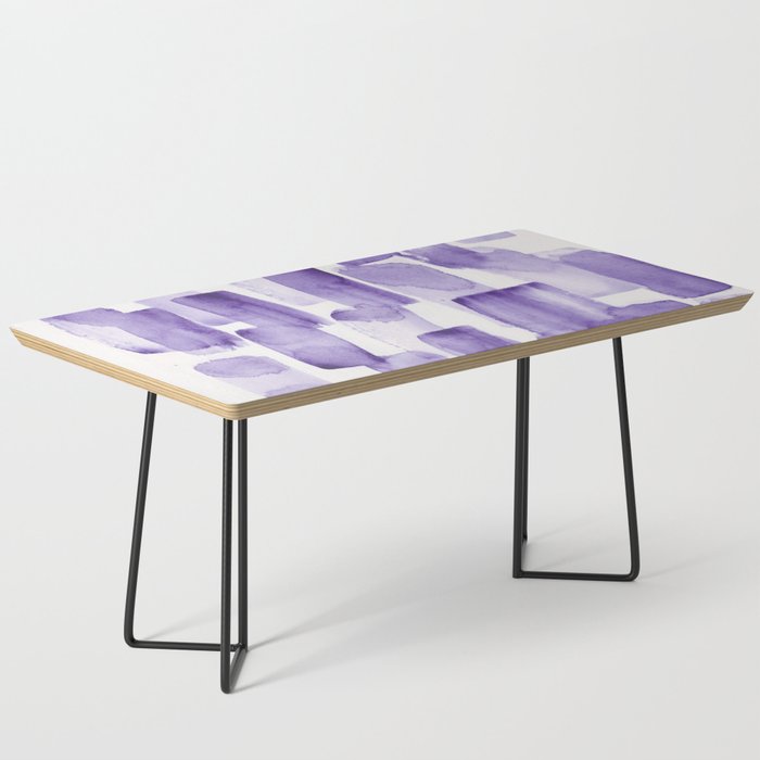 Purple Watercolour Patterns | 190129 Abstract Art Watercolour Coffee Table Gallery Image 1