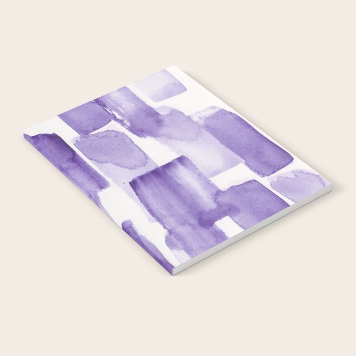 Purple Watercolour Patterns | 190129 Abstract Art Watercolour Notebook Gallery Image 2