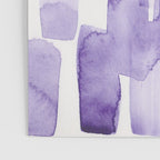 Purple Watercolour Patterns | 190129 Abstract Art Watercolour Poster Gallery Image 3
