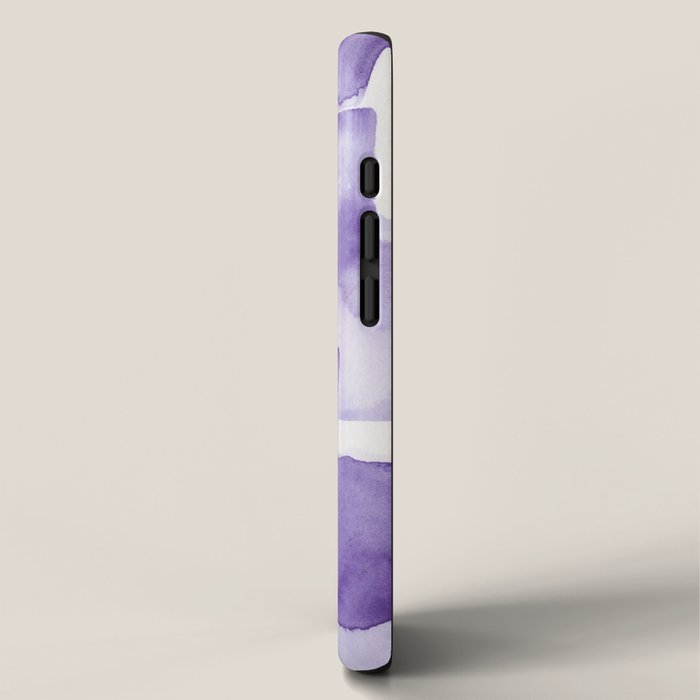 Purple Watercolour Patterns | 190129 Abstract Art Watercolour iPhone Case Gallery Image 2