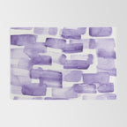 Purple Watercolour Patterns | 190129 Abstract Art Watercolour Rug Gallery Image 2