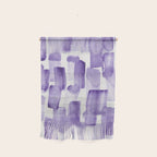 Purple Watercolour Patterns | 190129 Abstract Art Watercolour Wall Hanging Gallery Image 1