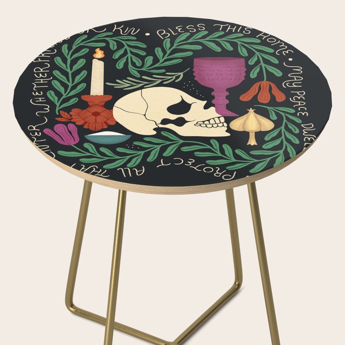 Protection Spell Still Life Side Table Gallery Image 2