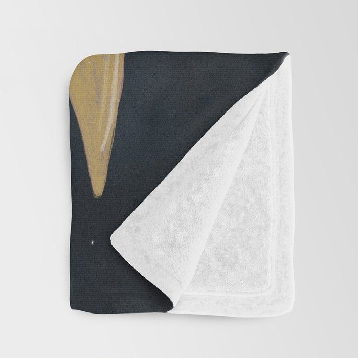lets all go to the moon Throw Blanket Gallery Image 3