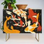 Koi in Black Water Credenza Gallery Image 1