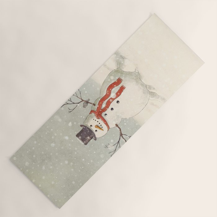 The Snowman  Yoga Mat Gallery Image 1