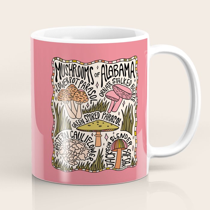 Mushrooms of Alabama Coffee Mug Gallery Image 1