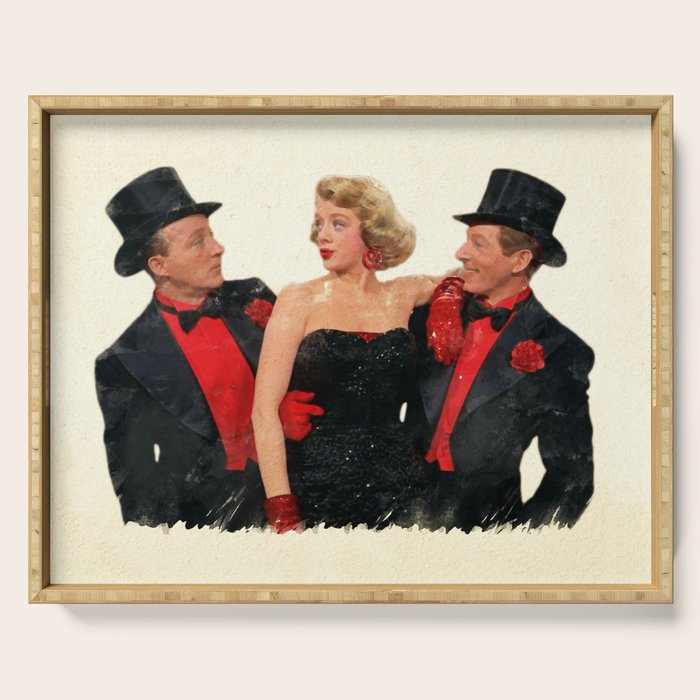 Mister Bones (White Christmas) Serving Tray Gallery Image 1