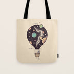 Interstellar Journey Tote Bag Gallery Image 1