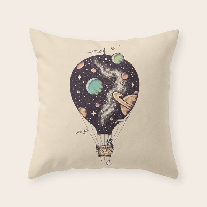 Interstellar Journey Throw Pillow Gallery Image 6