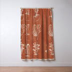 Minimalist Cactus Art 1 Window Curtain Gallery Image 3