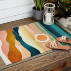 Jewel Dusk Outdoor Rug Gallery Image 2