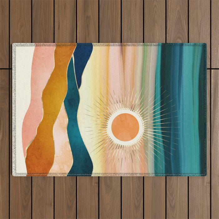 Jewel Dusk Outdoor Rug Gallery Image 1