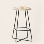 Ginko leaf pattern 2 Stool Gallery Image 1