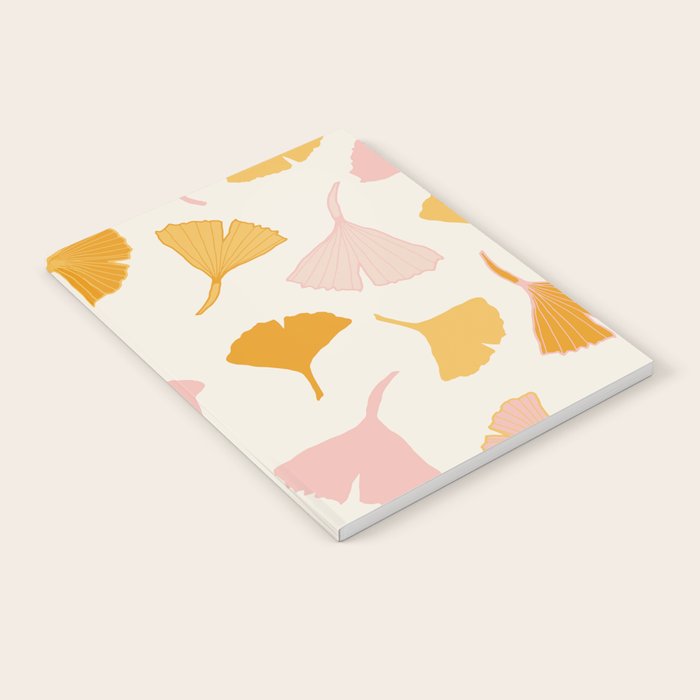 Ginko leaf pattern 2 Notebook Gallery Image 2