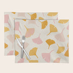 Ginko leaf pattern 2 Placemat Gallery Image 1