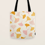 Ginko leaf pattern 2 Tote Bag Gallery Image 1