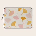Ginko leaf pattern 2 Laptop Sleeve Gallery Image 1