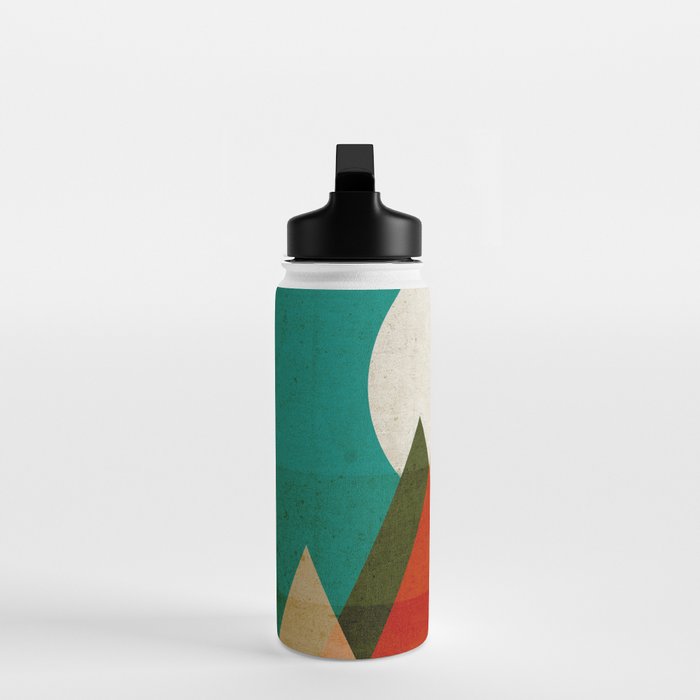 Full moon over Sahara desert Water Bottle Gallery Image 3
