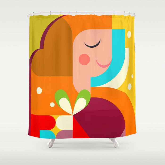 Feel the Air Shower Curtain Gallery Image 1