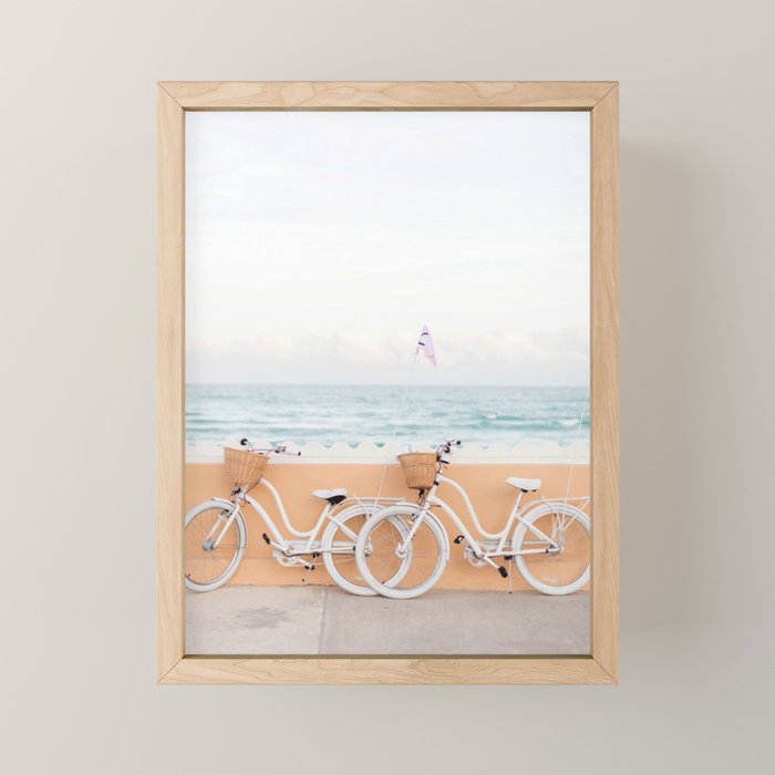 beach cruiser bikes Mini Art Print Gallery Image 1