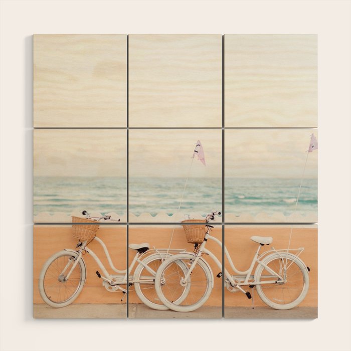 beach cruiser bikes Wood Wall Art Gallery Image 1