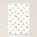 Colorful flower art patterm Stationery Card Gallery Image 2
