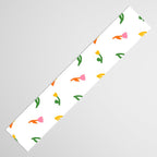 Colorful flower art patterm Table Runner Gallery Image 3